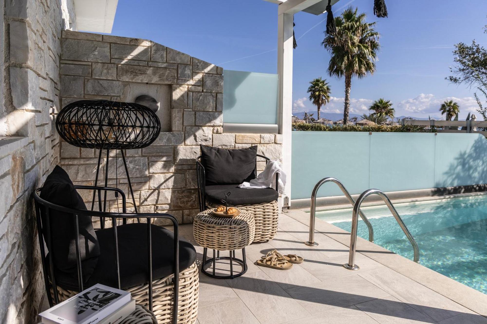 Blue Carpet Luxury Suites Pefkochori Exterior foto
